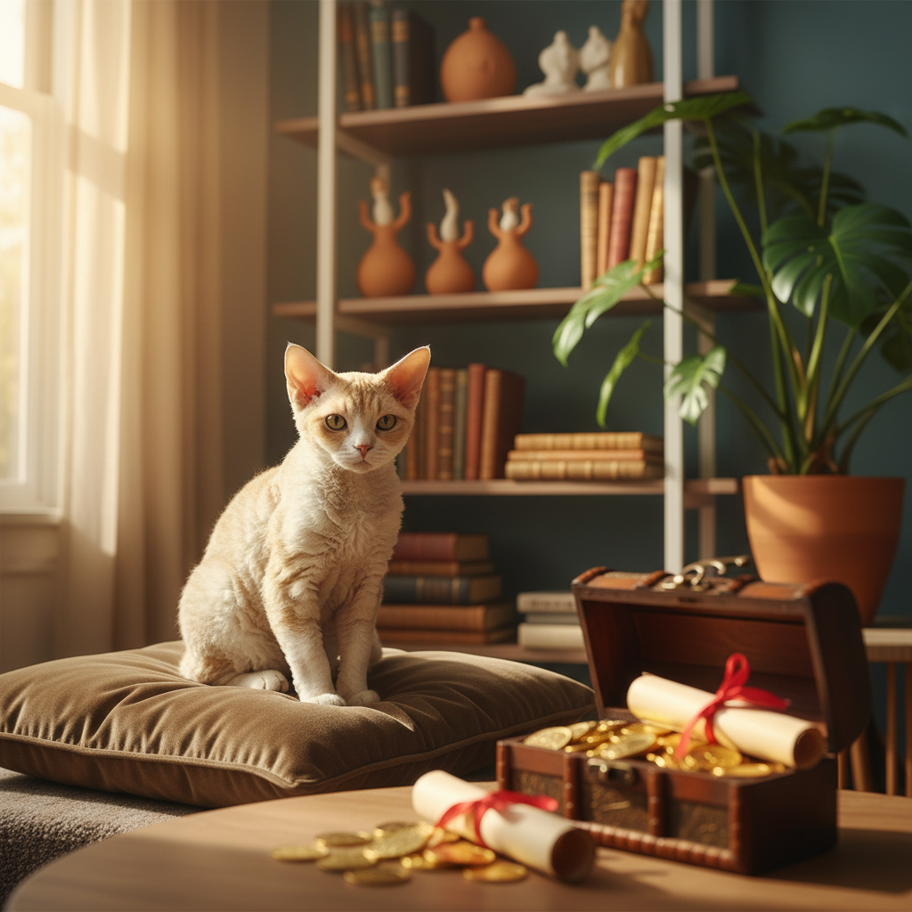 德文卷毛猫价格为什么贵？ - 宠物饲养封面图