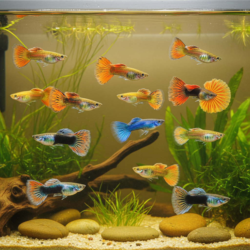 最好看的孔雀鱼品种大赏：从经典礼服到华丽古老系 - 宠物饲养封面图