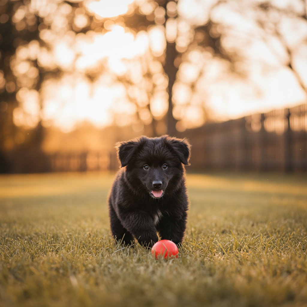 黑熊犬幼犬怎么养? - 宠物饲养封面图