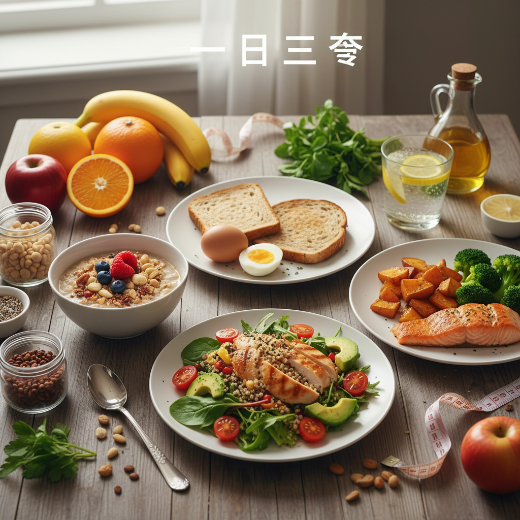 一日三餐减肥食谱表：最适合懒人的科学瘦身方案 - 美食菜谱封面图