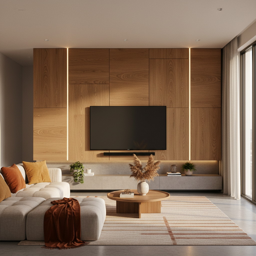 客厅电视背景墙效果图精选：打造现代家居的灵魂视觉墙 - 家居装修封面图