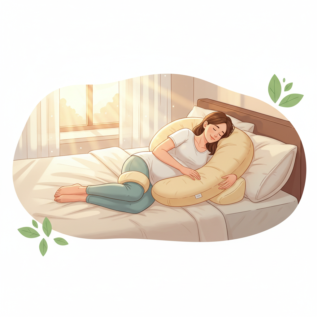 孕期总睡不好?看完孕妇的睡姿怎样才正确图片欣赏教你避坑 - 母婴育儿封面图