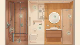家装避坑：看懂家庭卫生间装修图与线路图的5个细节 - 家居装修封面图