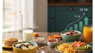 8道食谱助7一12岁营养早餐长个，13岁至18岁营养早餐长个