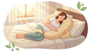 孕期总睡不好？看完孕妇的睡姿怎样才正确图片欣赏教你避坑 - 母婴育儿封面图