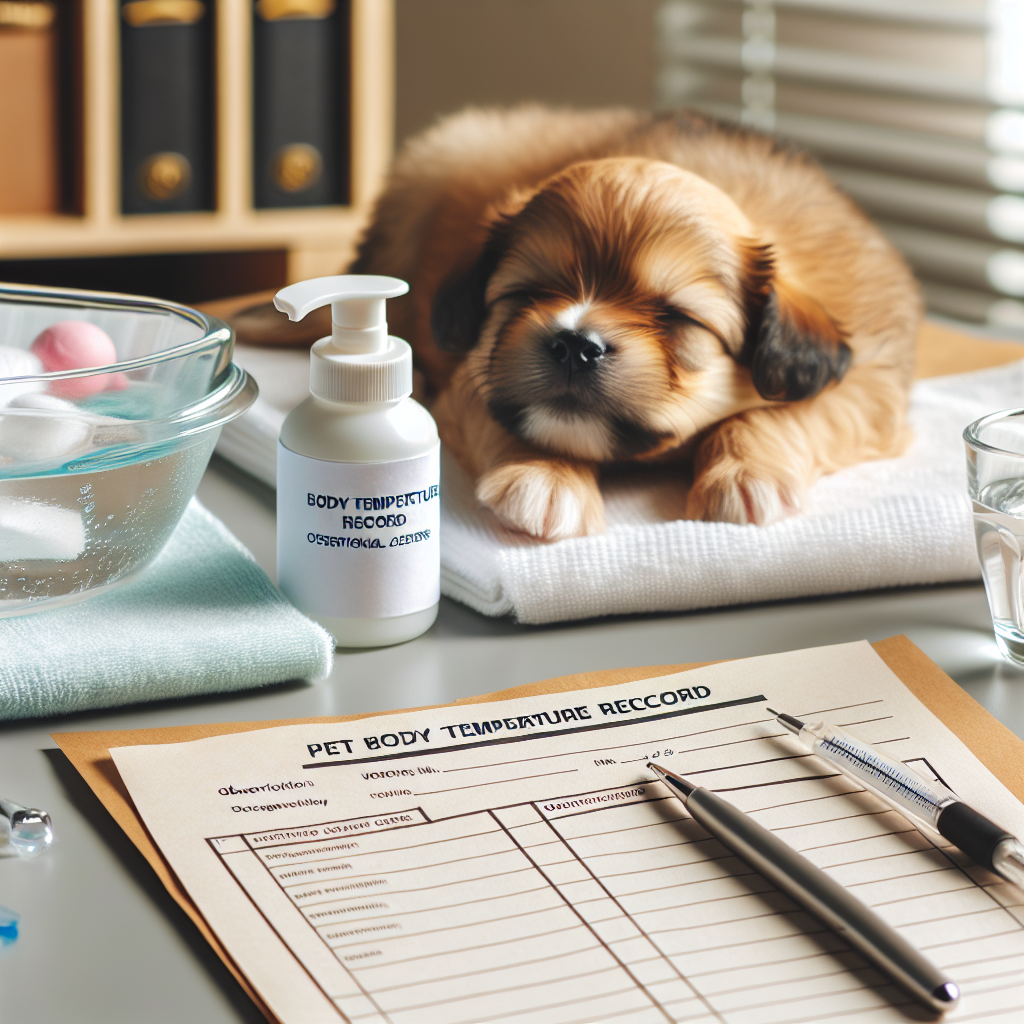 狗临产前体温记录和异常信号观察