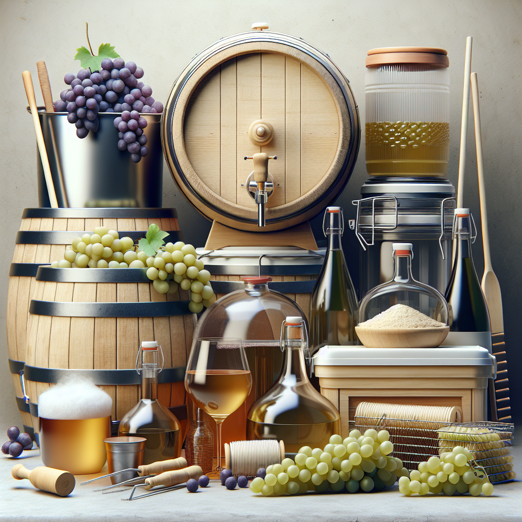 自酿葡萄酒配料和食品级容器