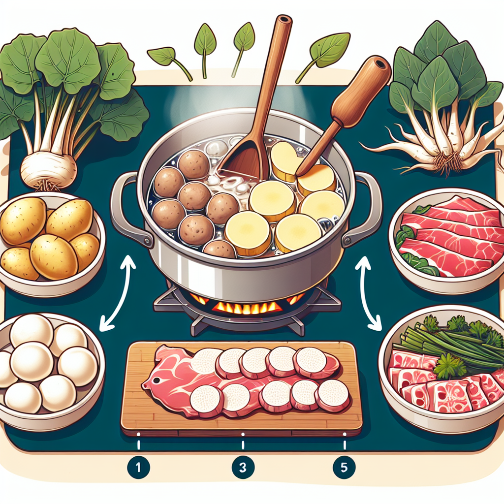 麻辣烫耐煮食材和丸子先下锅